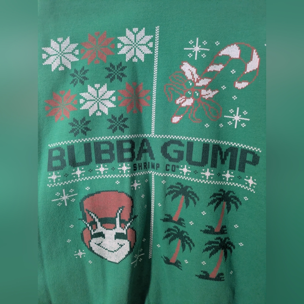 Bubba Gump Shrimp Co Christmas Sweatshirt - Picture 2 of 4